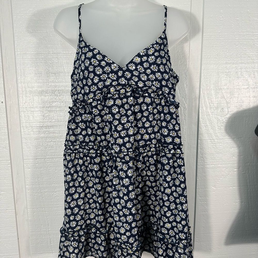 ROWA Navy Floral Spaghetti Strap Babydoll Dress Size XL NWT - Picture 5 of 11